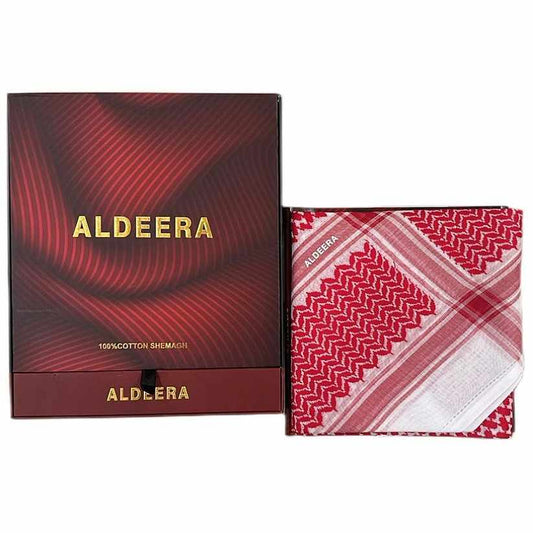 شماغ الديرة أحمر