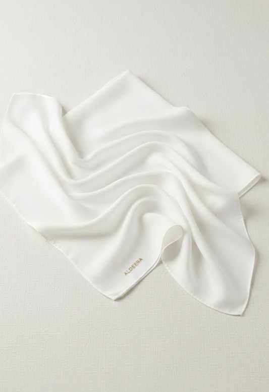 شال الديرة - أبيض ساده