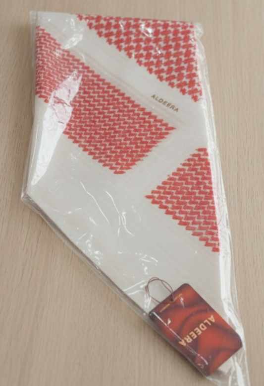 شال بنقشة شماغ شتوي الديرة - لون بيج